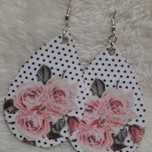 Faux Leather earrings